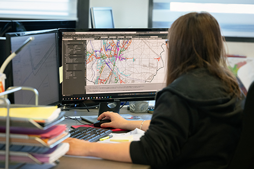 La cartographie des réseaux souterrains